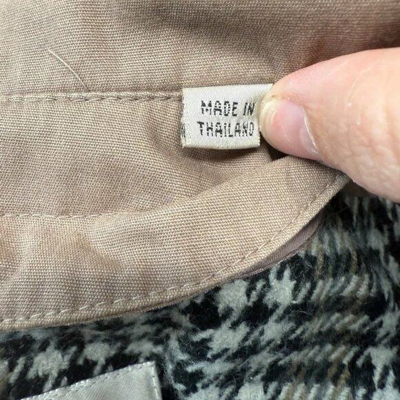 London Fog Limited Edition VTG Trench Coat Womens 8 Petite Brown Overcoat - Picture 6 of 9